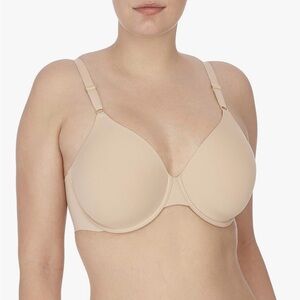 Natori t shirt bra Zone Full Fit Smoothing Contour Underwire Bra 38DD nude soft